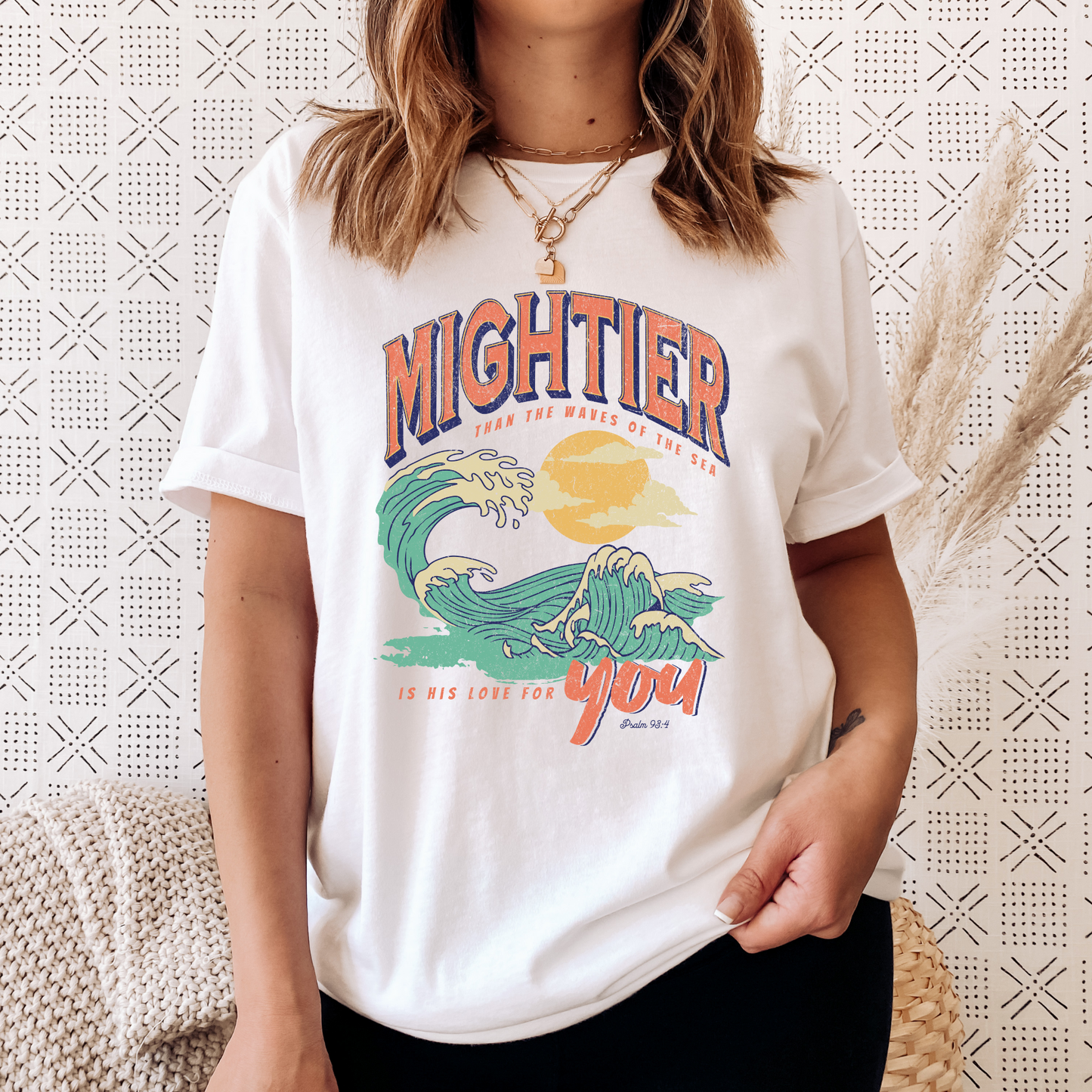 Mightier Than The Waves Vintage Tee